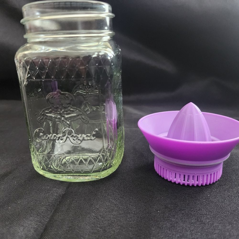 CROWN ROYAL 12 oz Mason Jar Juicer